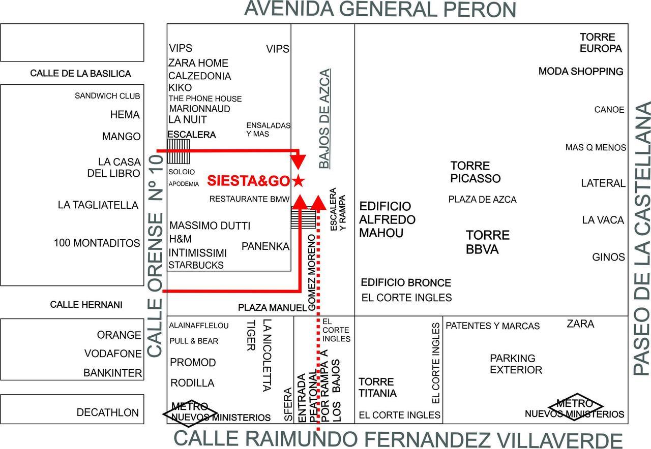 Hostal Siesta & Go Nuevos Ministerios Madrid Esterno foto